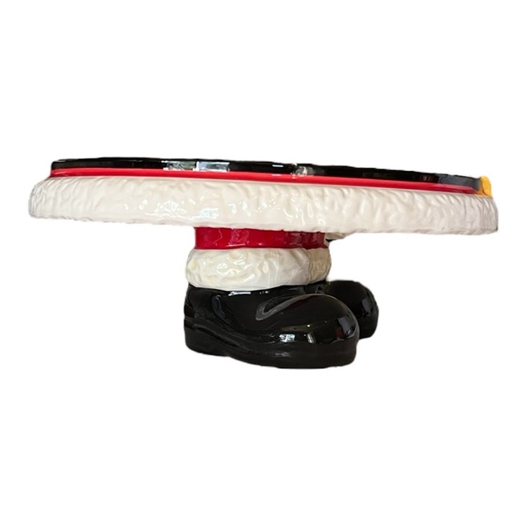 Earthenware Santa Dessert Stand - Picture 2 of 6